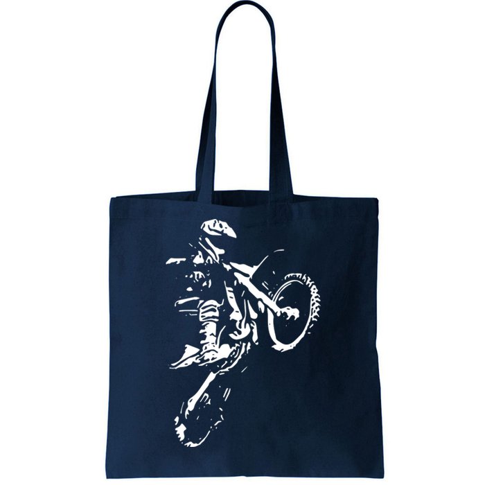 Motocross Dirt Bike Tote Bag