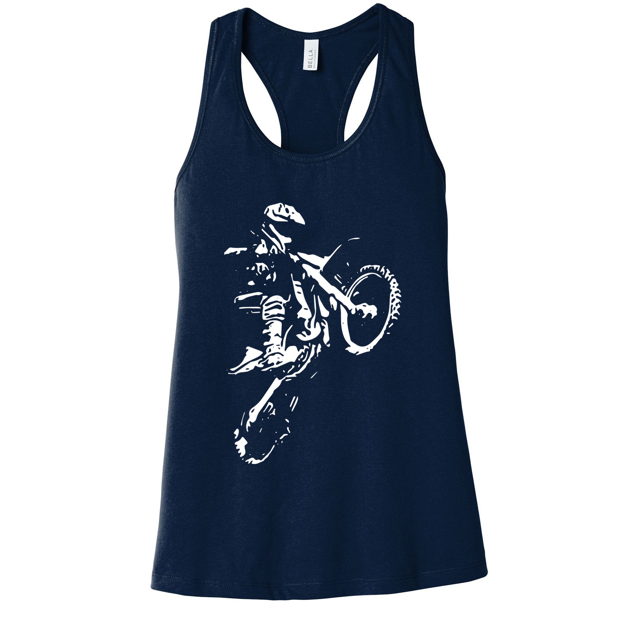 Motocross Dirt Bike Womens Tank Top