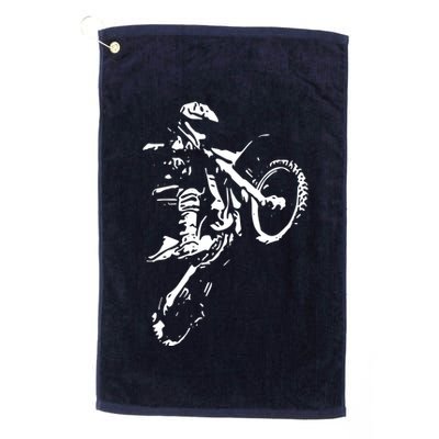 Motocross Dirt Bike Golf Towel