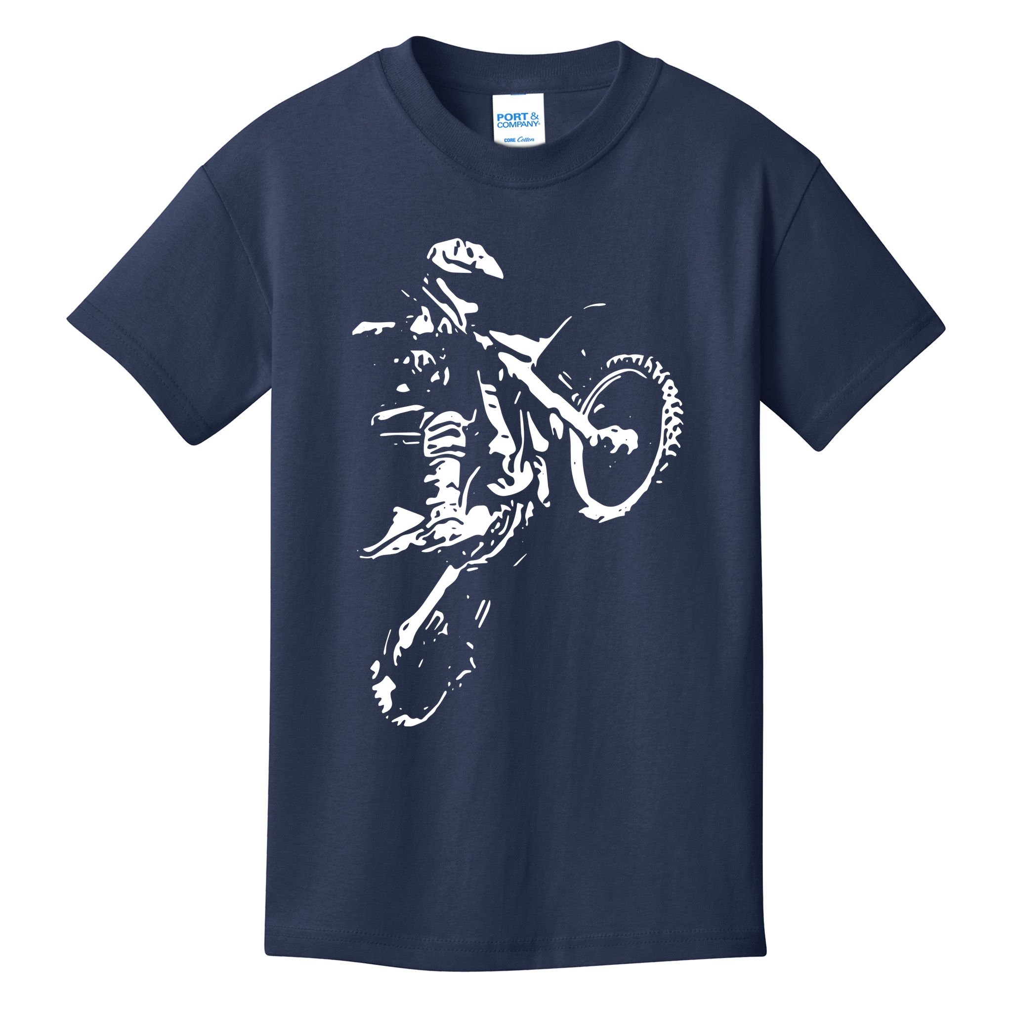 Motocross Dirt Bike Kids T-Shirt