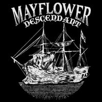 Mayflower Descendant Boat History Gift Usa Pilgrim Fathers Zip Tote Bag
