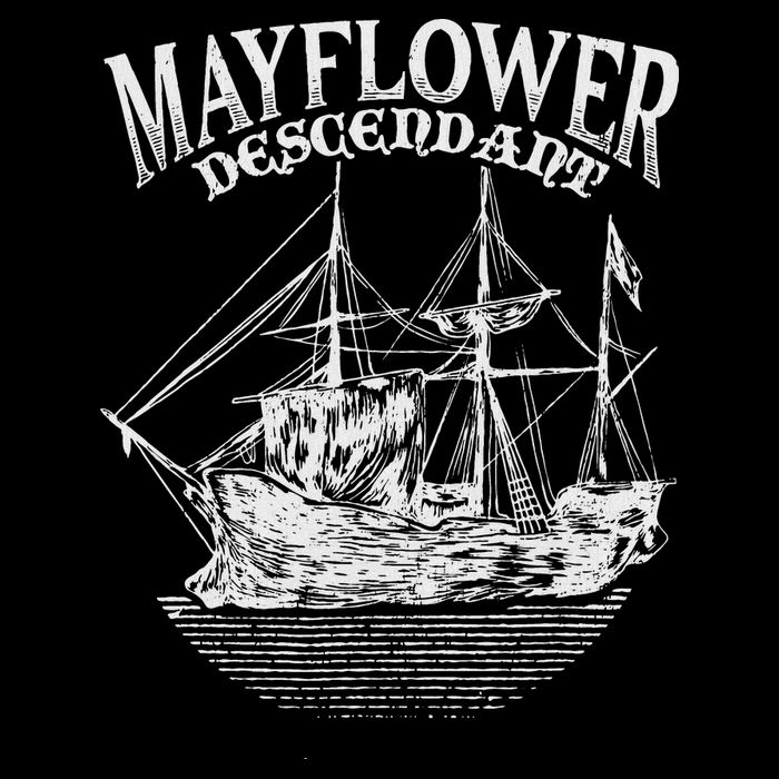 Mayflower Descendant Boat History Gift Usa Pilgrim Fathers Zip Tote Bag