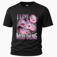Moo Deng Baby Pygmy Hippos Thailand Cooling Performance Crew T-Shirt