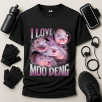 Moo Deng Baby Pygmy Hippos Thailand Cooling Performance Crew T-Shirt