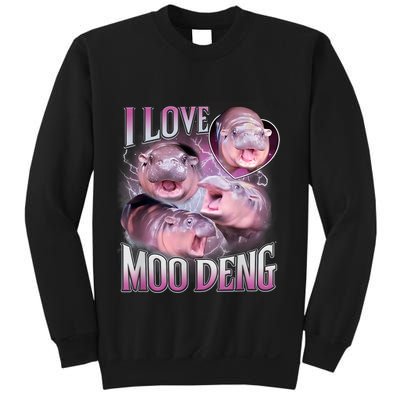 Moo Deng Baby Pygmy Hippos Thailand Sweatshirt