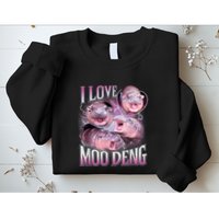 Moo Deng Baby Pygmy Hippos Thailand Sweatshirt
