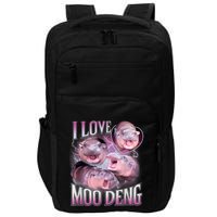 Moo Deng Baby Pygmy Hippos Thailand Impact Tech Backpack
