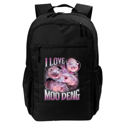 Moo Deng Baby Pygmy Hippos Thailand Backpack