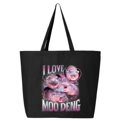 Moo Deng Baby Pygmy Hippos Thailand 25L Jumbo Tote