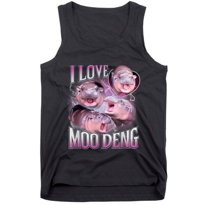 Moo Deng Baby Pygmy Hippos Thailand Tank Top