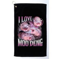 Moo Deng Baby Pygmy Hippos Thailand Golf Towel