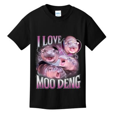 Moo Deng Baby Pygmy Hippos Thailand Kids T-Shirt