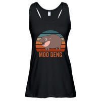 Moo Deng Baby Hippo Zoo Baby Hippo Vintage Gift Ladies Essential Flowy Tank