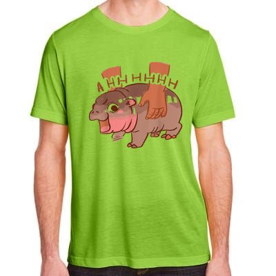 Moo Deng Bouncy Pig The Cute Baby Hippo Funny Gift Adult ChromaSoft Performance T-Shirt