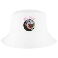 Moo Deng Bouncy Pig In Thai Picture The Cute Baby Hippo Gift Cool Comfort Performance Bucket Hat