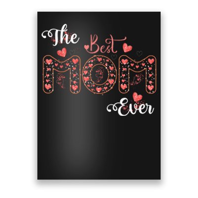 Mothers Day Best Mom Ever Gifts From Daughter Son Mom Poster