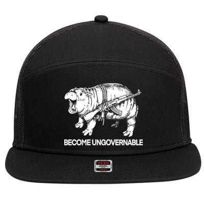 Moo Dang Become Ungovernable 7 Panel Mesh Trucker Snapback Hat