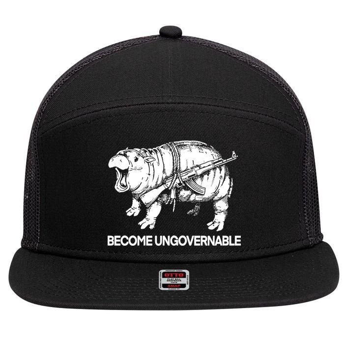 Moo Dang Become Ungovernable 7 Panel Mesh Trucker Snapback Hat