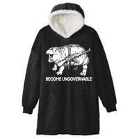 Moo Dang Become Ungovernable Hooded Wearable Blanket