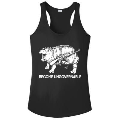Moo Dang Become Ungovernable Ladies PosiCharge Competitor Racerback Tank