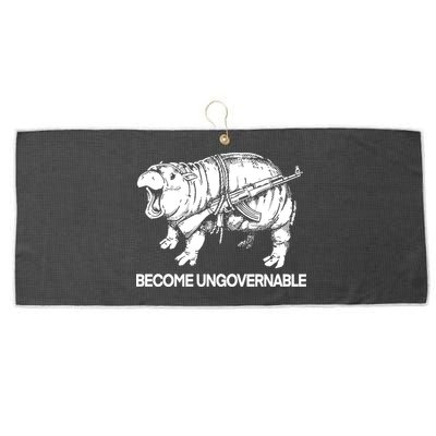 Moo Dang Become Ungovernable Large Microfiber Waffle Golf Towel