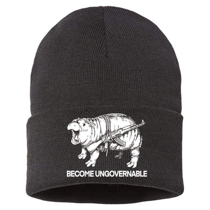 Moo Dang Become Ungovernable Sustainable Knit Beanie