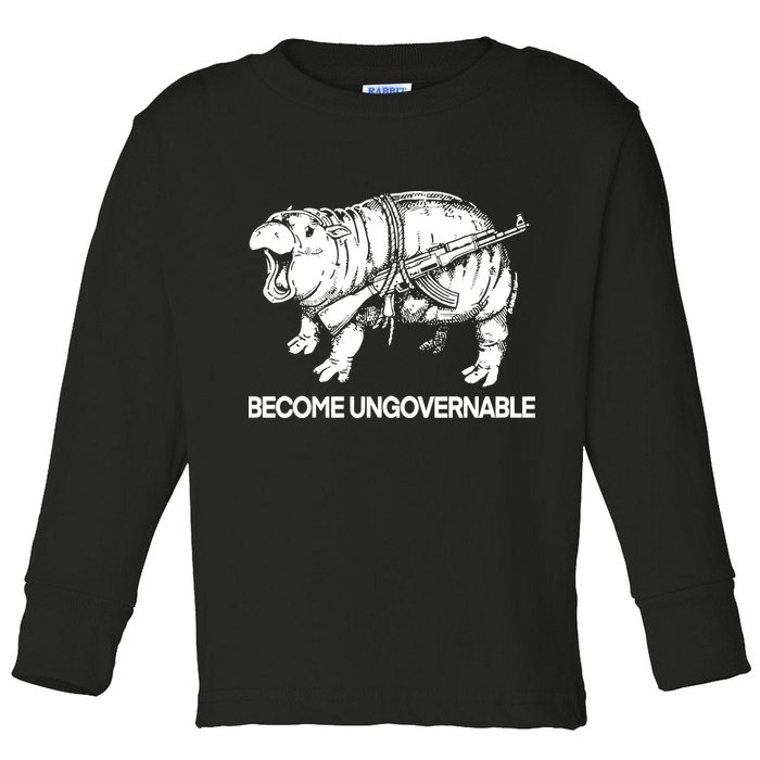 Moo Dang Become Ungovernable Toddler Long Sleeve Shirt