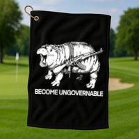 Moo Dang Become Ungovernable Golf Towel