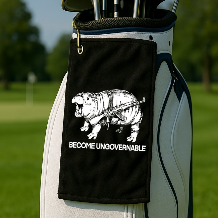 Moo Dang Become Ungovernable Golf Towel