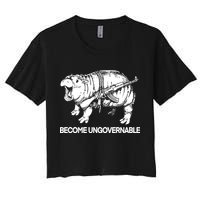 Moo Dang Become Ungovernable Crop Top