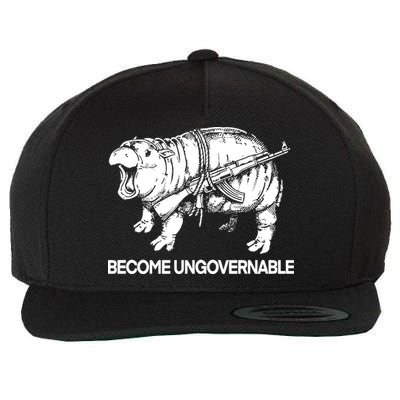 Moo Dang Become Ungovernable Wool Snapback Cap