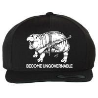 Moo Dang Become Ungovernable Wool Snapback Cap