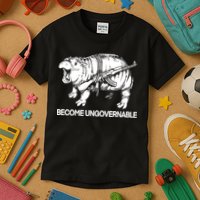 Moo Dang Become Ungovernable Kids T-Shirt