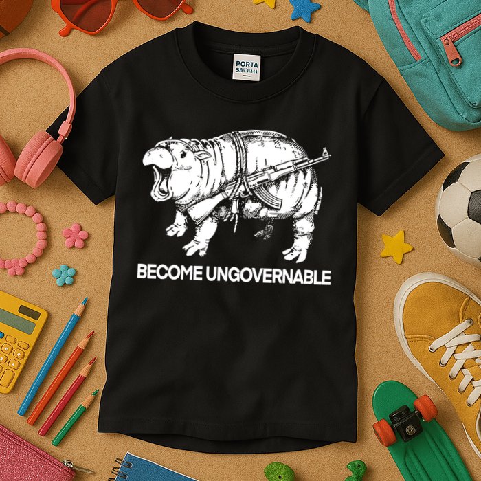 Moo Dang Become Ungovernable Kids T-Shirt