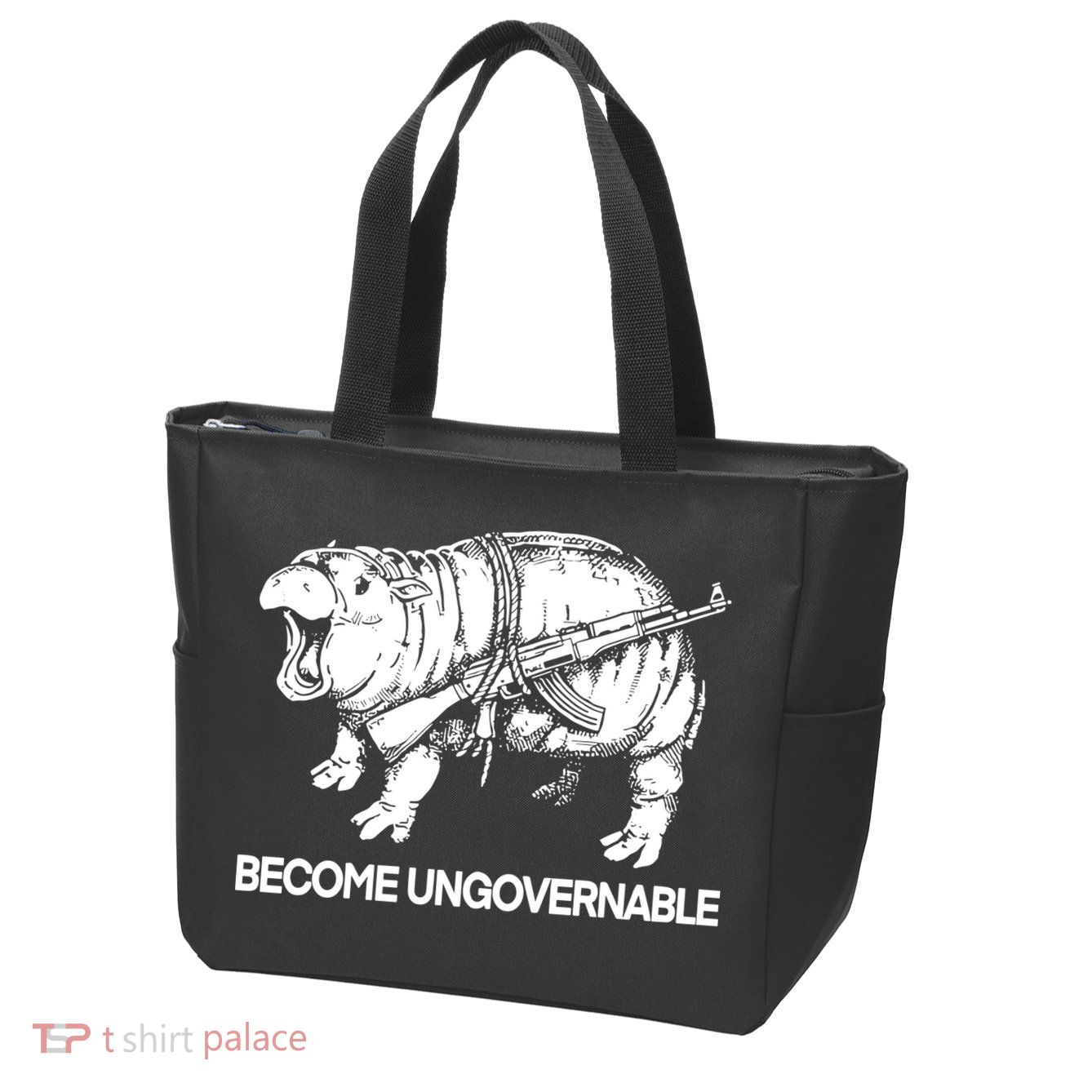 Moo Dang Become Ungovernable Zip Tote Bag