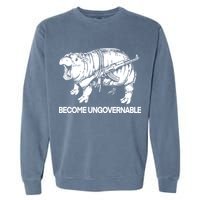 Moo Dang Become Ungovernable Garment-Dyed Sweatshirt