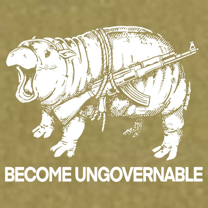 Moo Dang Become Ungovernable Garment-Dyed Women's Muscle Tee