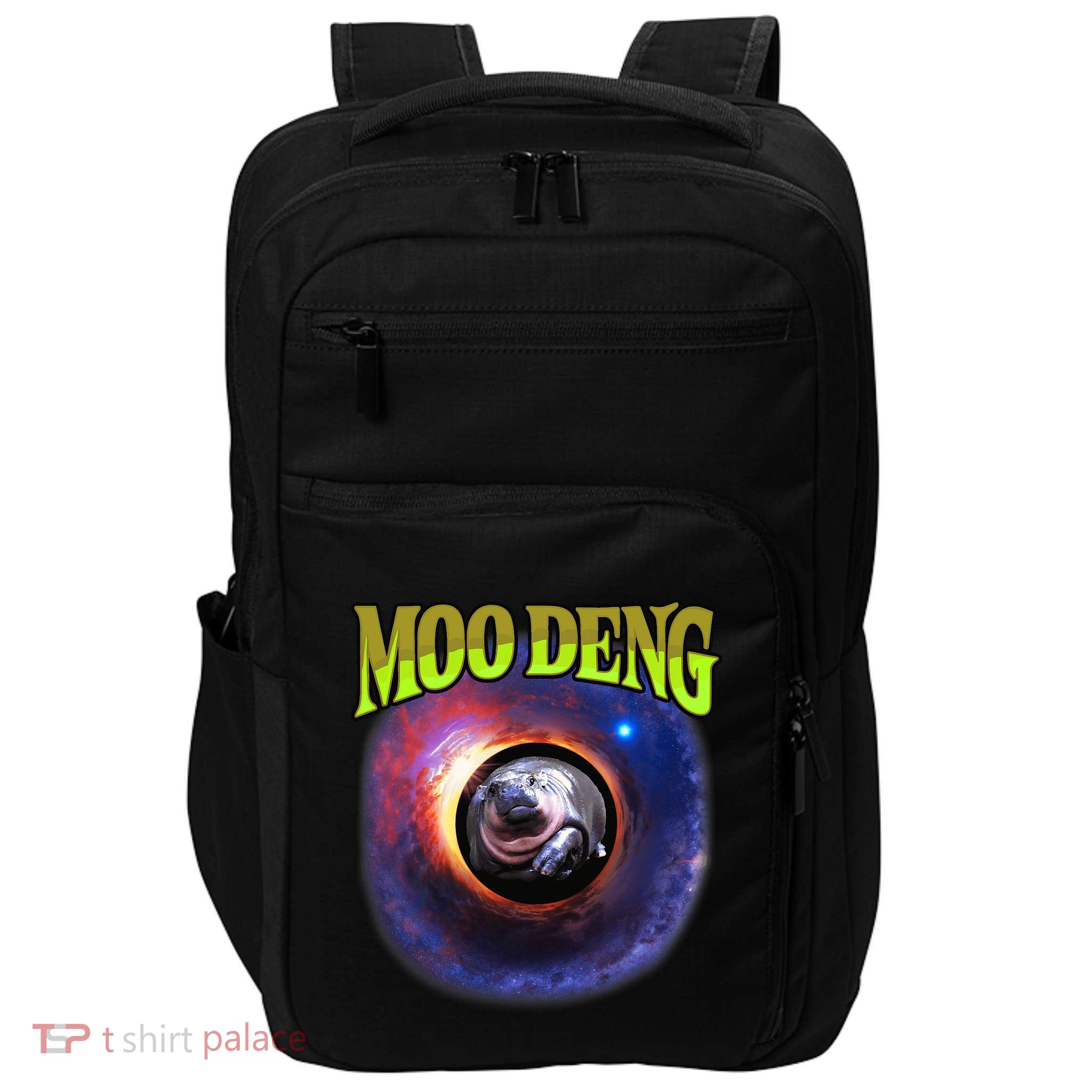 Moo Deng Baby Hippo Impact Tech Backpack