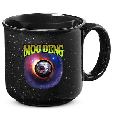 Moo Deng Baby Hippo 15oz Campfire Ceramic Mug
