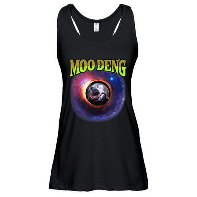 Moo Deng Baby Hippo Ladies Essential Flowy Tank