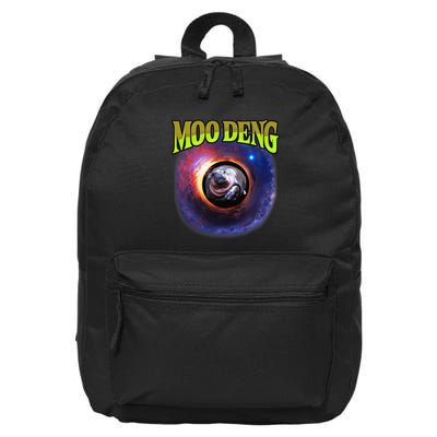 Moo Deng Baby Hippo 16 in Basic Backpack