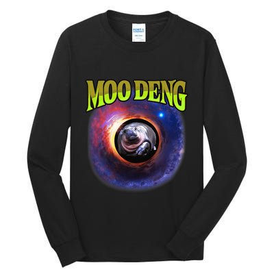 Moo Deng Baby Hippo Tall Long Sleeve T-Shirt