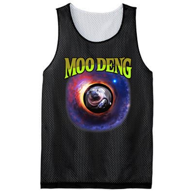 Moo Deng Baby Hippo Mesh Reversible Basketball Jersey Tank