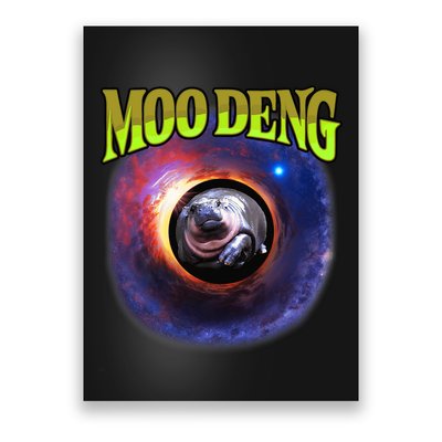Moo Deng Baby Hippo Poster