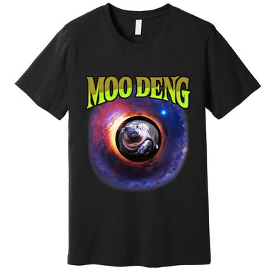 Moo Deng Baby Hippo Premium T-Shirt