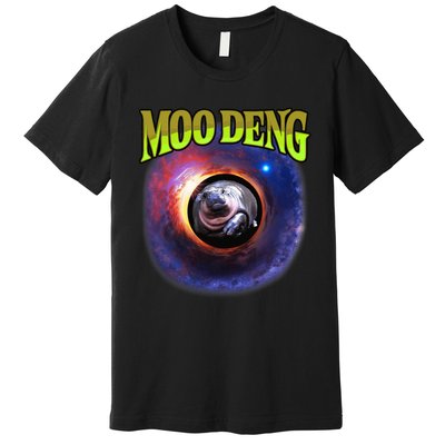 Moo Deng Baby Hippo Premium T-Shirt