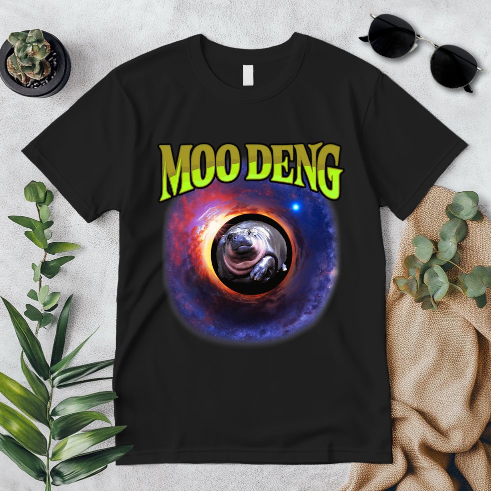 Moo Deng Baby Hippo Premium T-Shirt