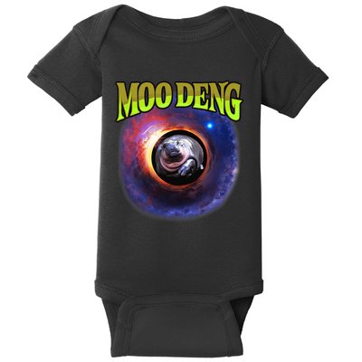 Moo Deng Baby Hippo Baby Bodysuit