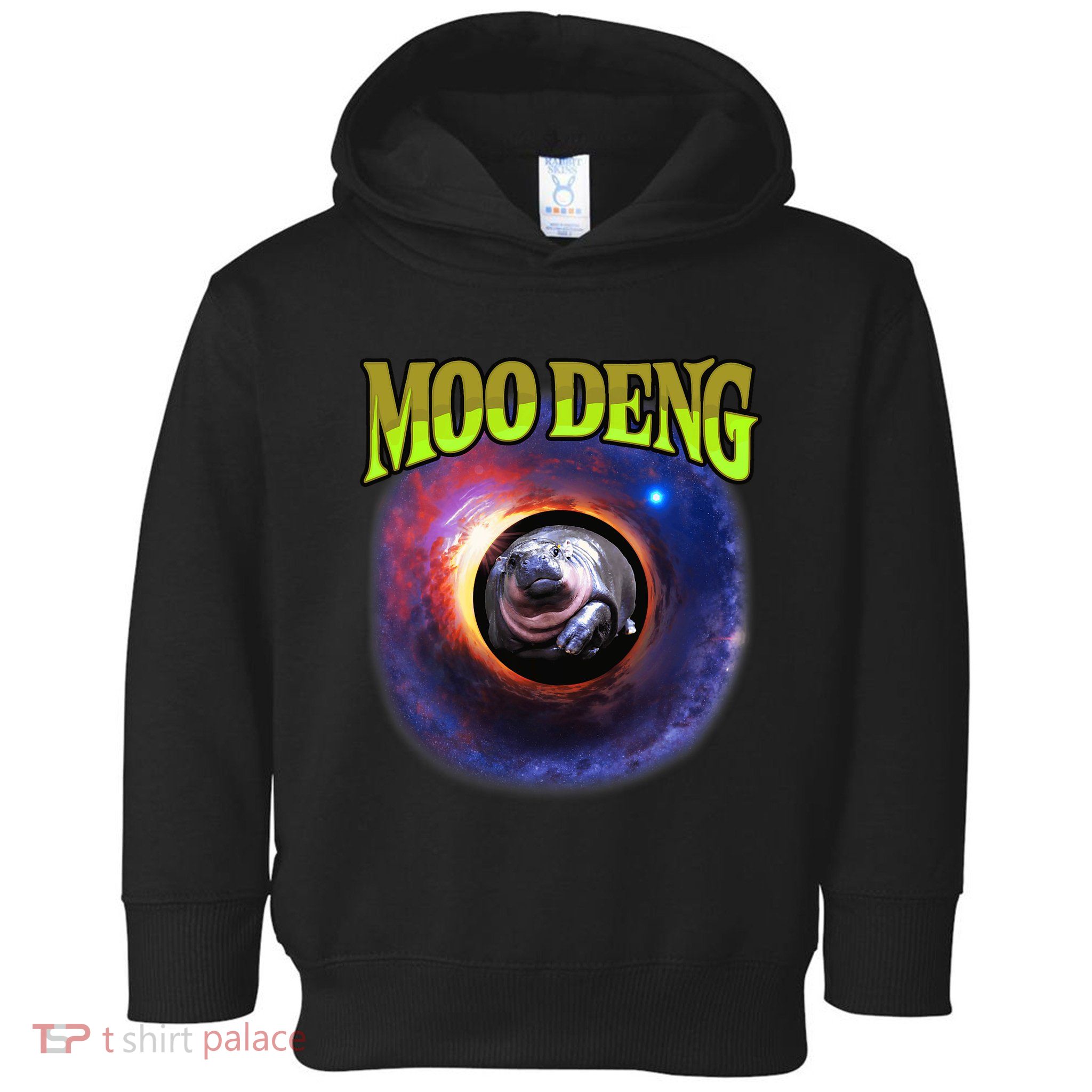 Moo Deng Baby Hippo Toddler Hoodie