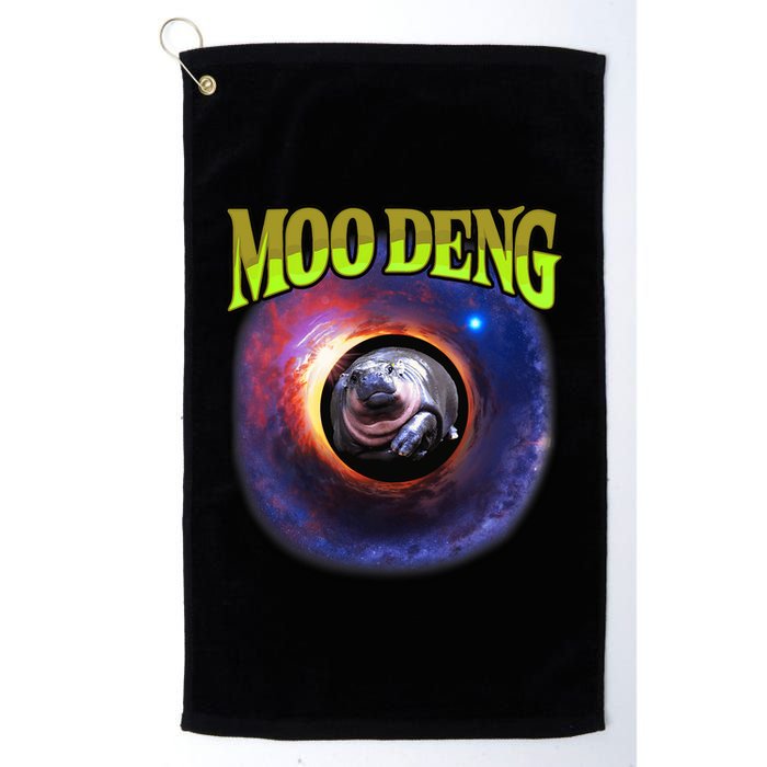 Moo Deng Baby Hippo Golf Towel